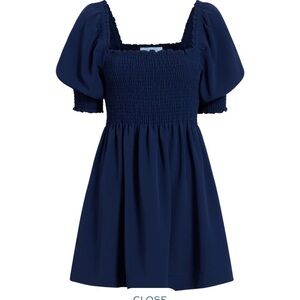 Hill House The Athena Nap Dress- Navy Crepe S (New with tags)